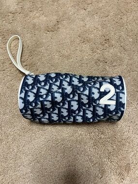 Vintage Christian Dior Trotter Monogram Wristlet Pouch - Y2K